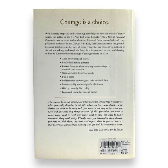 SUZE ORMAN 3-BOOK LOT The Courage to Be Rich, Women & Money, You've Earned It - Picture 11 of 16